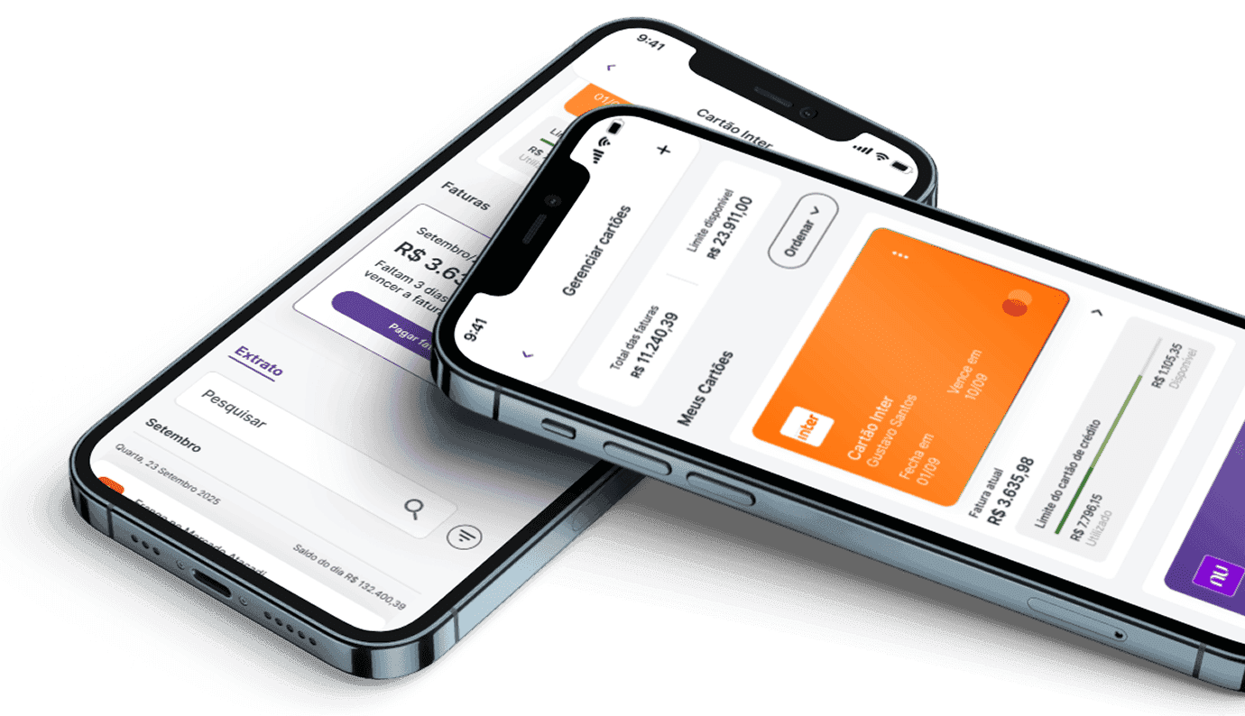 Manage Multiply Cards in Finplan App Image Ilustration